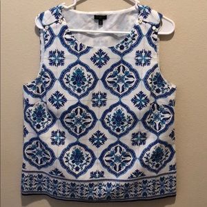 Talbots Lightweight Stylish Sleeveless Blouse 14P